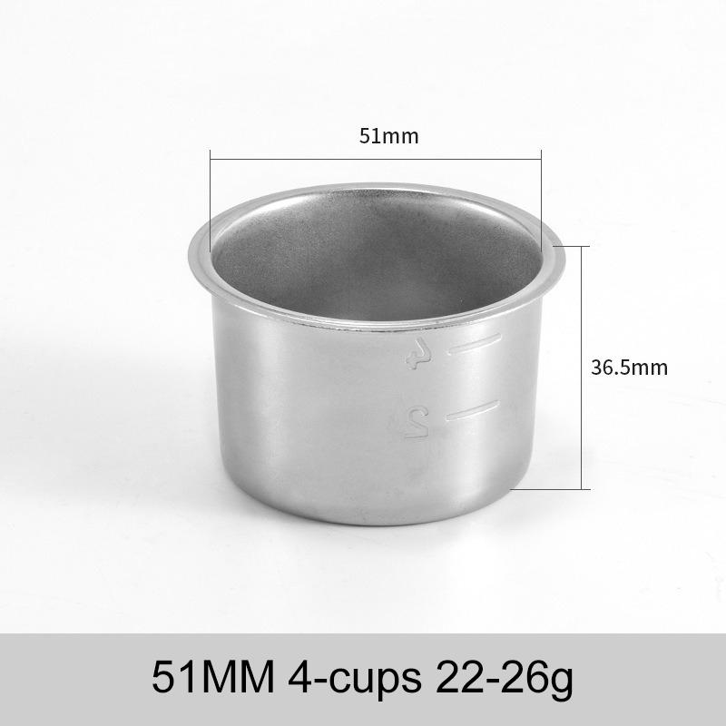 Coffee Filter Basket 51mm 54mm 58MM Stainless Steel Replacement For Bottomless Portafilter Espresso Tools Barista Accessories