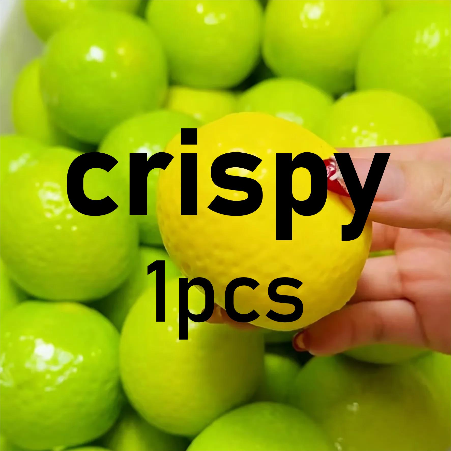 Handgemaakte Krokante Citroen & Mango Stressbal - Kleurveranderend ASMR Sensorische Verlichting Fidget Speelgoed