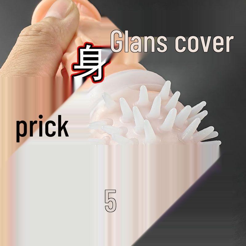 Thorn Lock Cock Ring: Enhanced Glans Cover for Prolonged Stimulation and Anti-Shedding in Adult Toys.