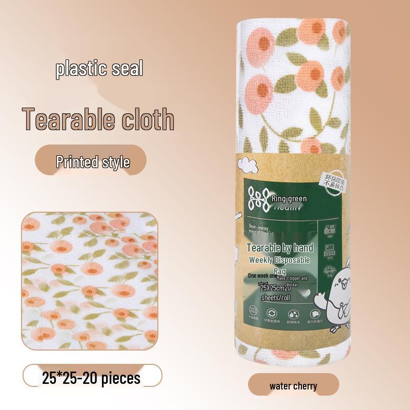 Thick Tearable Kitchen Towels - Absorbent & Easy-to-Clean Dishwashing Wipes