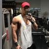 Muscleguys Banana Printed Mens Mesh Yback Training Wear Tank Tops Vneck Sports Causal Fashion Vest Singlets Gym Sleeveless Top Men
