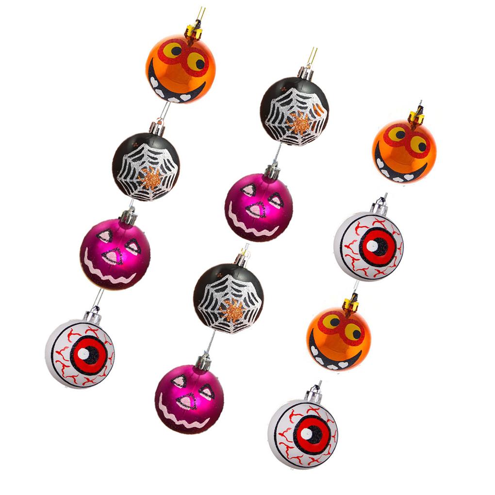

12X Хэллоуин Декор Настенное Украшение Дерево Подвеска Бытовые Аксессуары Фестиваль Фурнитура Декоративный Шар Детская Игрушка Развлечения