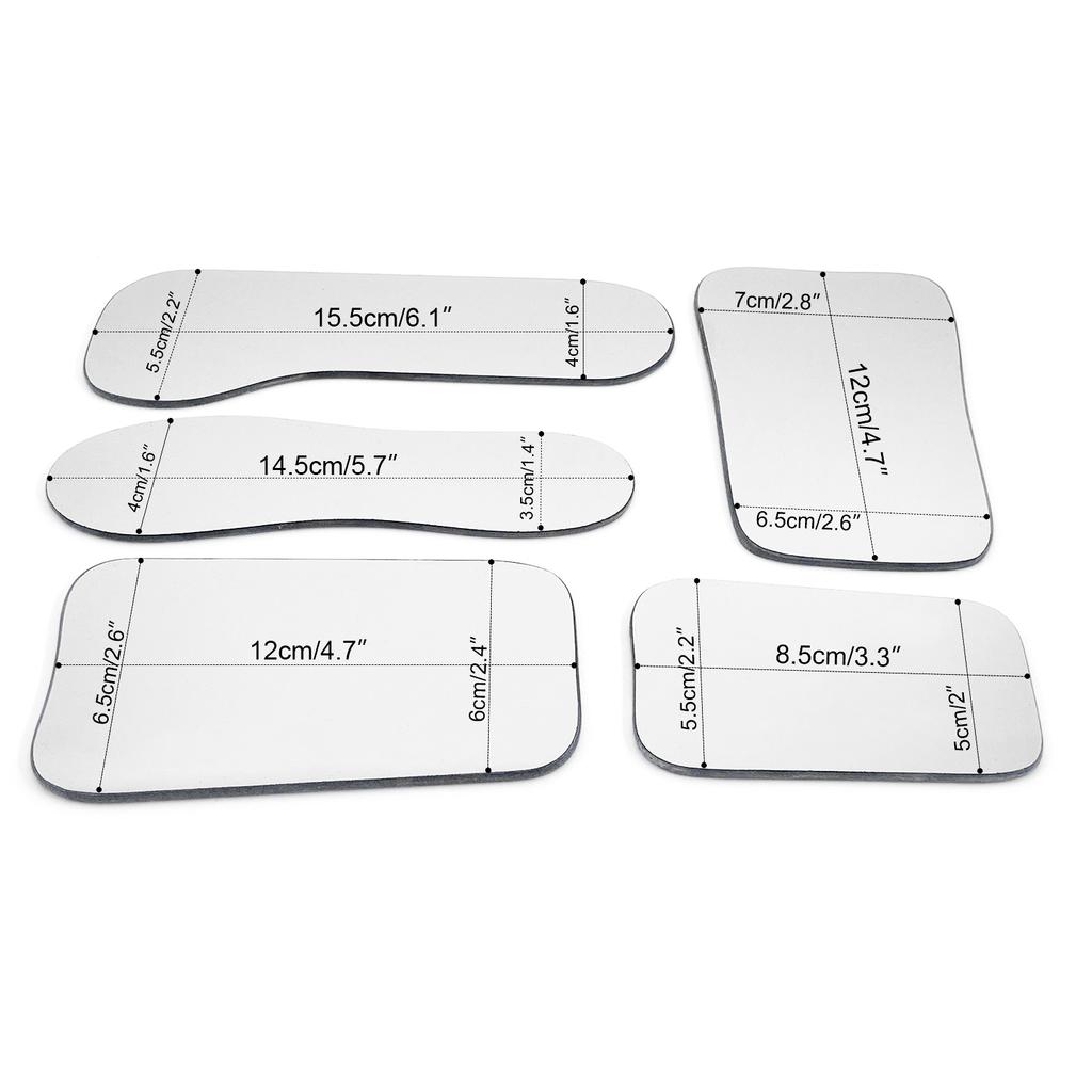 5 Stück/Set Wellck Dental Kieferorthopädischer Spiegel Fotografie Doppelseitige Spiegel Zahnmedizin Reflektor Intraoral