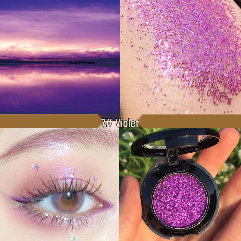 

Monochrome Glitter Star Sequins Eyeshadow for Children s Day Performance