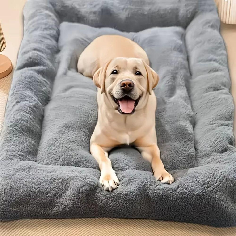 Portable Thickened Dog Bed Mat Super Soft Keep Warm Sleeping Pad Double-Sided Use Pet Mat Winter Use