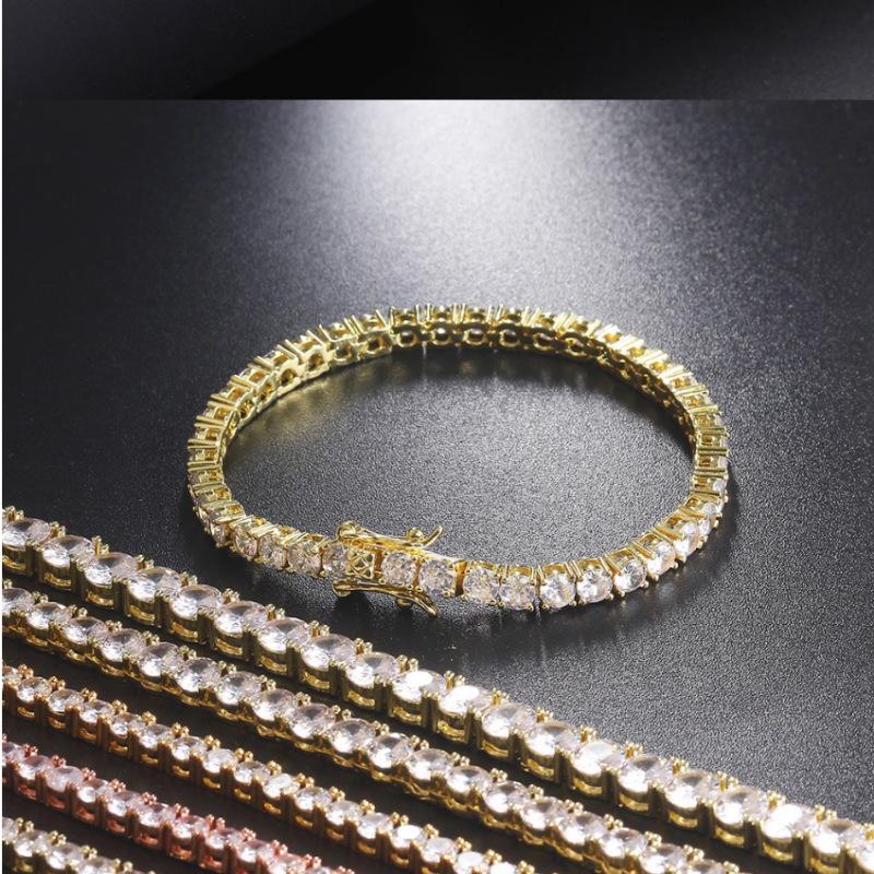 New Jewelry Versatile Bracelet European and American Style Single-row Bracelet, the Same Jewelry At the Counter for Women