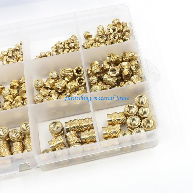 

Y5GD Set of 520 Metal Molded Nut Quick Push In Installation for Efficient Work Suitable for DIY Enthusiasts & Professional CN