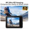 4K Ultra HD Action Camera with WiFi 30M Waterproof Sport Camera 2.0" Screen 900mAh Battery for Outdoor Cycling Diving Vlog