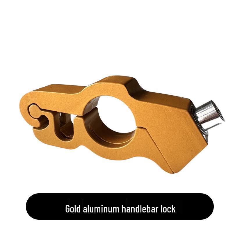 Clearance Electric Vehicle Anti-Theft Handlebar and Throttle Lock with Horn and Motorcycle Alloy Brake Protection