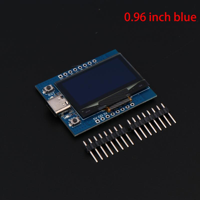 

Esp32-C3 Development Board 0.96/1.3 Inch Oled Display Screen Wifi Bluetooth Iot Module Ceramic Antenna Microcontroller Module