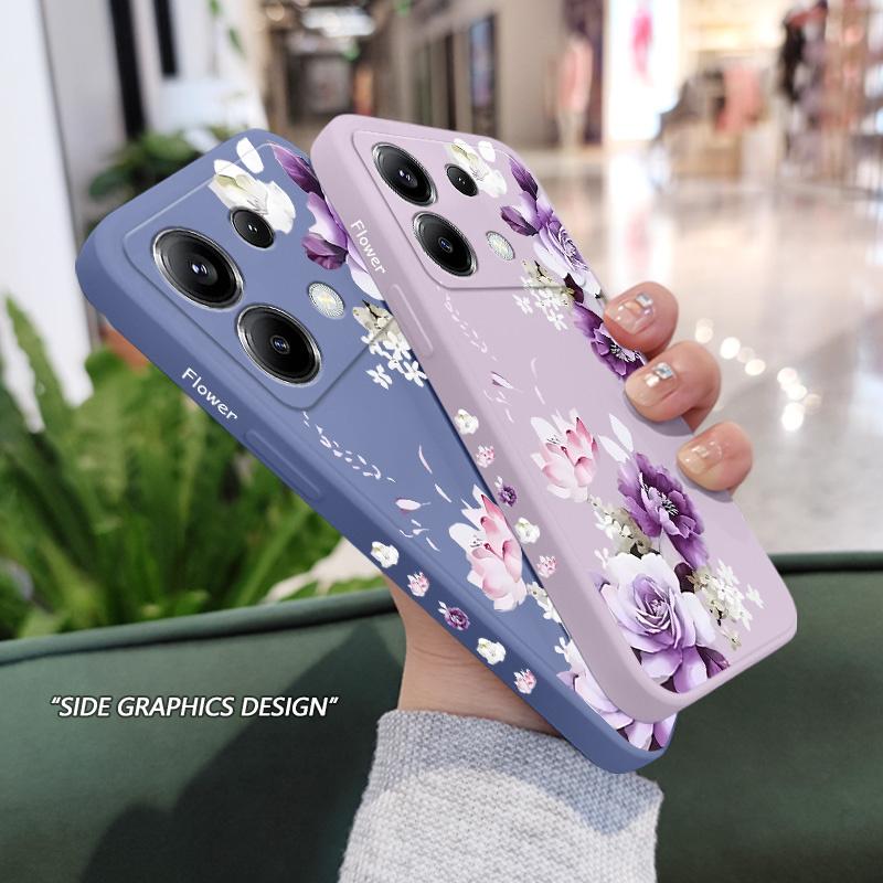 Beautiful Peony Phone Case For Xiaomi Poco F8 F7 X7 X6 F6 M6 M5 M5S F5 X5 F4 X4 M4 F3 M3 X3 Pro 4G 5G GT Silicone Cover