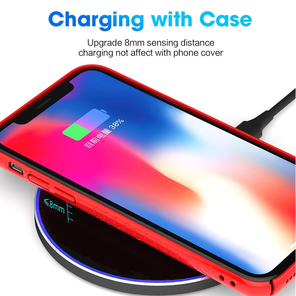 Ασύρματος φορτιστής 30w Γρήγορη φόρτιση για Samsung S22 S21 S20 Note 20 για Iphone 14 13 12 11 Pro Xs X 8 Επαγωγική επιφάνεια γρήγορης φόρτισης