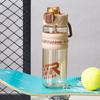 PPSU Water Bottles with Straw and Strap Double drinking mouth Bottle with Suck and Drink