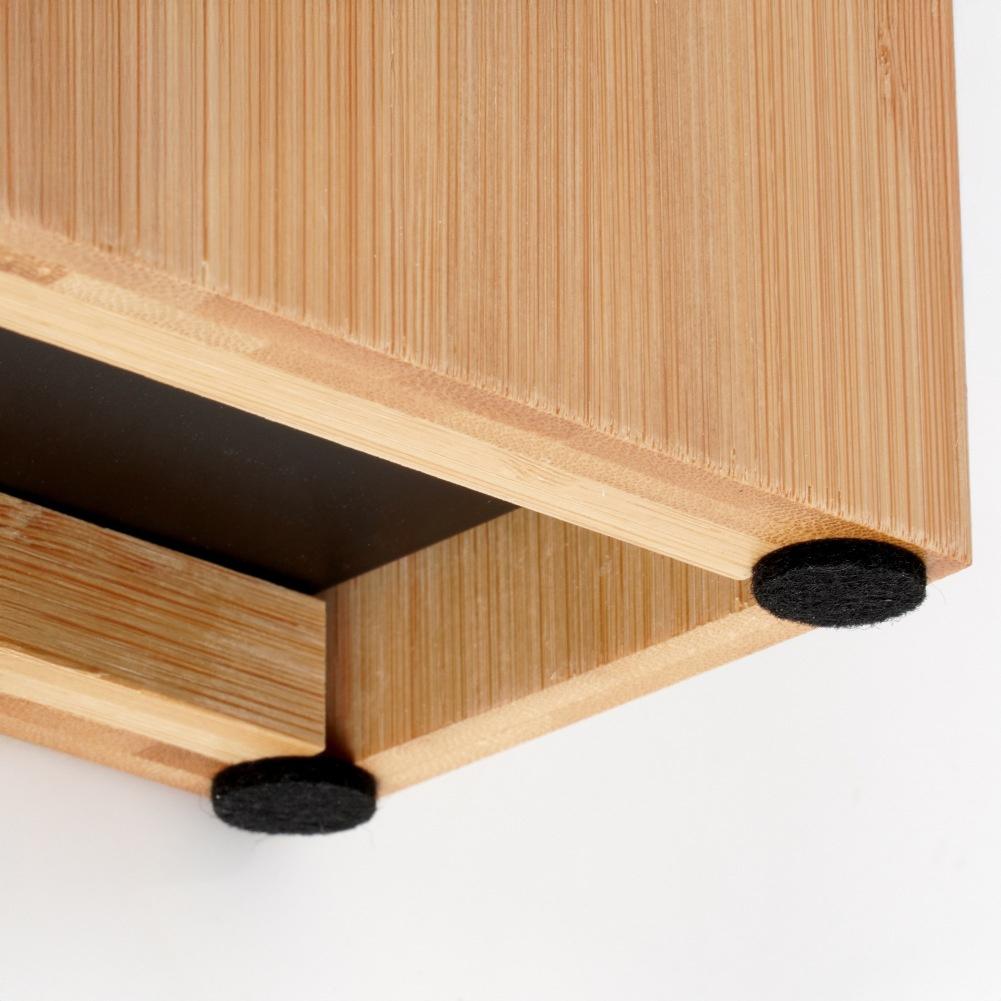 Stojak Bambusowy Blok Kuchenny na Noże Akcesoria Przybory Uniwersalny Duży