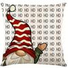 Short Plush Material Pillowcasehome Decor Festive Christmas Gnome And Reindeer Prints Pattern Cushion Cover Suitable For Sofa Be
