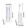 Foldable Travel Toothbrush,Portable Toothbrush Built in Cover,Folding Toothbrushes for Hiking,Camping,Traveling