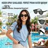 Dark Lens Disguise Glasses Prank Water Glasses, Novelty Squirting Sunglasses, Round Sunglasses with Hidden Spray, Fun Toy for Parties Spray