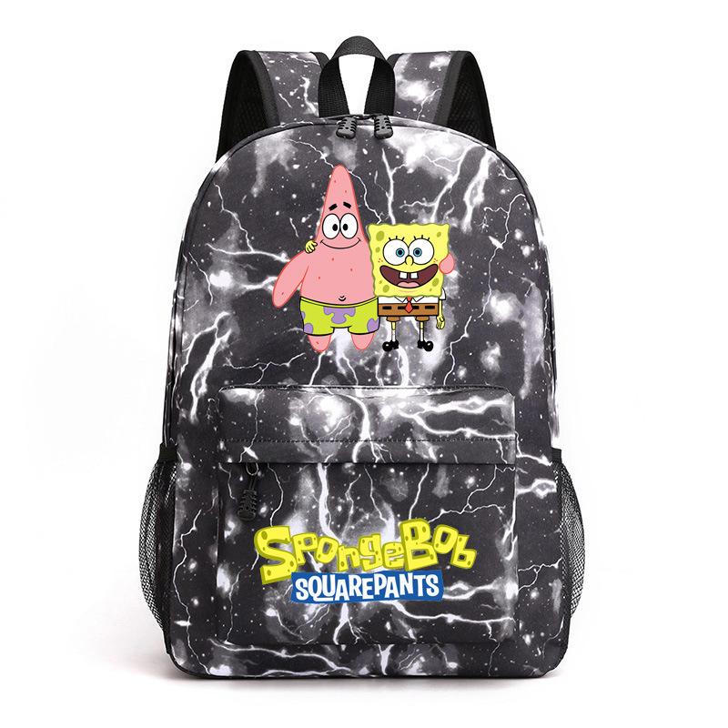 School Season Spongebob Squarepants Starry Sky School Bag Spongbob Student Travel Study Backpack