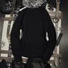 Retro Street Punk Rhinestone Long Sleeve T-shirt - Slim Fit