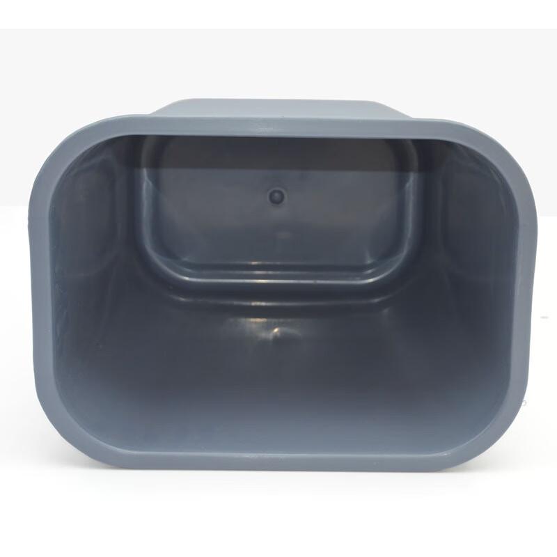 Rectangular Spring-Lid Trash Can
