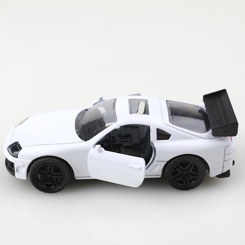 (bagged) 1:36 Alloy Car Model modeling Vehicle Supra Racing Sports Pull Back Car Ornaments Collection Toys For Boy child