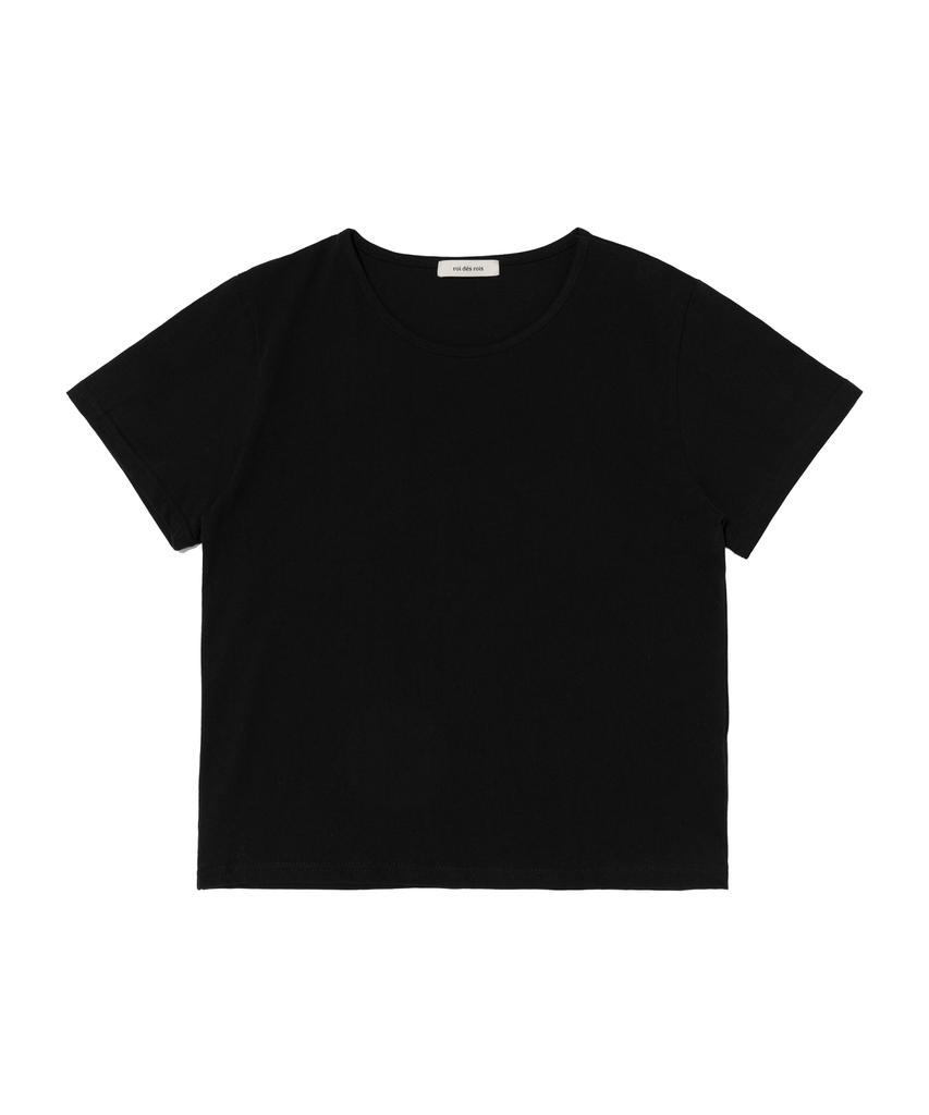 ROIDESROIS Silket Layered Short Sleeve T-Shirt (Black)