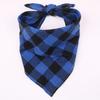 Bandanas para Perros Bufanda Grande para Mascotas Bandana Para Perro Algodón Cuadros Lavable Pajarita Collar Gato Cachorro Bufanda Triangular Babero Accesorios para Perros