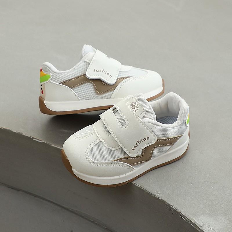 Kids Soft Sole Anti-Slip Toddler Sneakers Boys Girls Lightweight Breathable Walking Shoes Fall