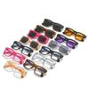 Vintage Retro Style Women's Sun Glasses Rivets Decoration Square Shape Sunglasess Women Driving Hiking Men Sunglass