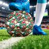 Pallone da Calcio Stampato Portogallo Taglia 5 Resistente all'Usura Standard Pallone da Allenamento per Adulti Regalo per tifosi per Partite Indoor Outdoor Sport