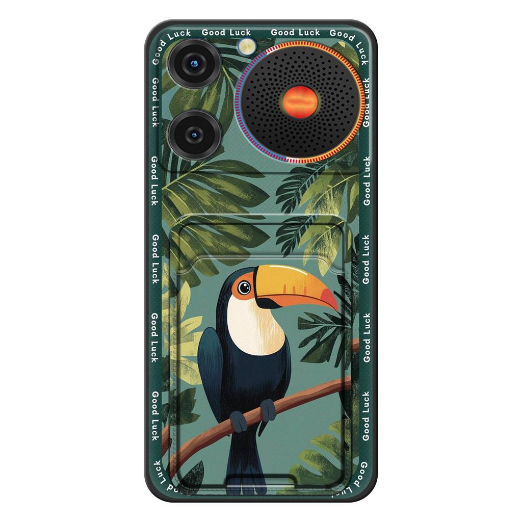 Back Cover Graffiti Phone Case For ZTE Nubia Music Anti-knock Fashion Design Cartoon Durable Card Bag Full Wrap TPU Cute