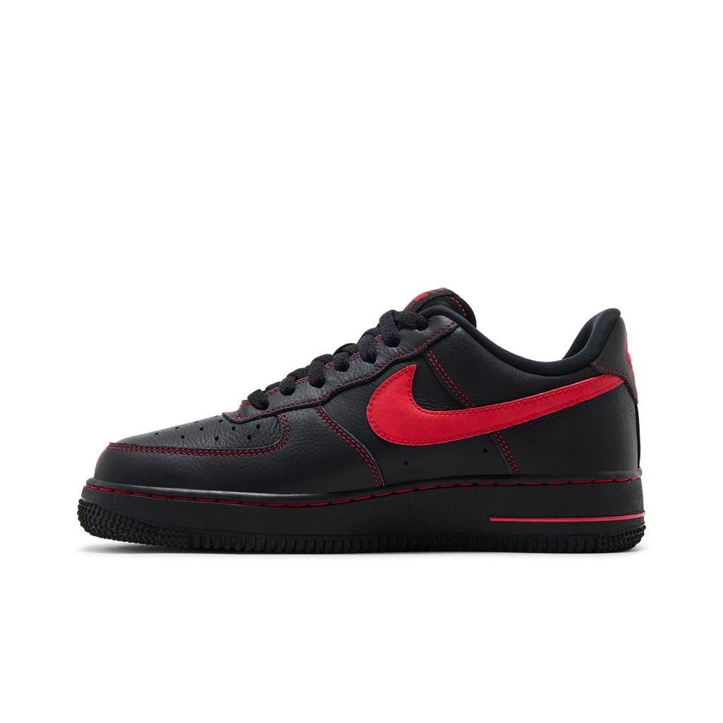 Nike Air Force 1 '07 LV8 'Bred' (Unisex) Black / University Red Skateboard Shoes HQ2037 005
