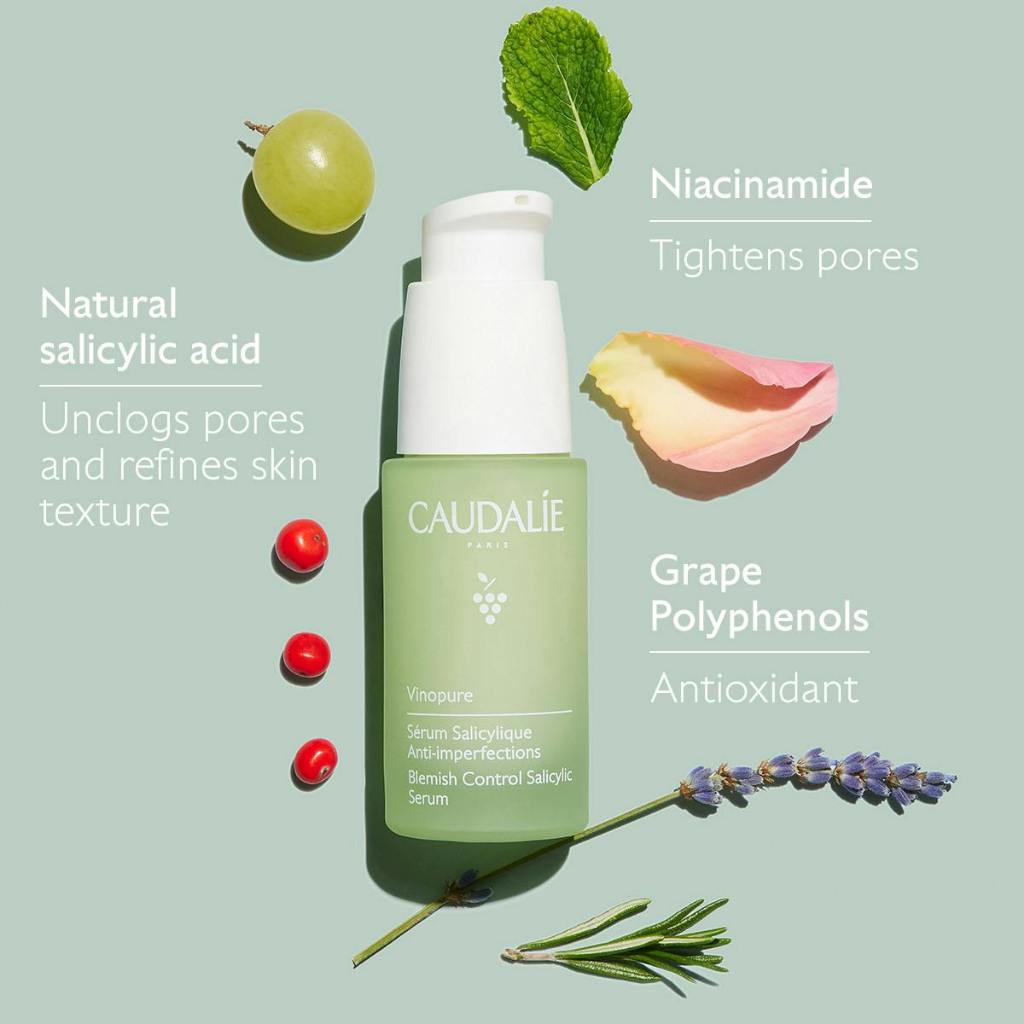 Caudalie Vinopure Blemish Control Salicylic Acid Serum 30ml