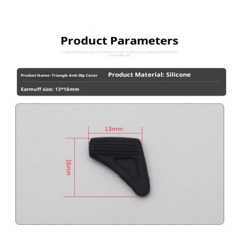 5Pairs Glasses Ear Grip Sport Eyeglasses Ear Hook Silicone Anti Slip Eyewear Comfortable Safe Temple Tips Sleeve Retainer Holder