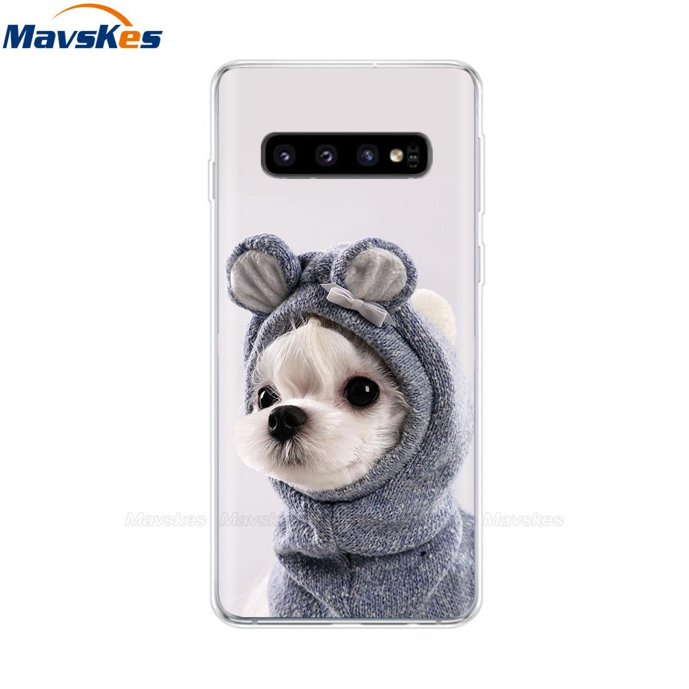 La più recente custodia stampata in TPU per Samsung Galaxy S10 S10 + Coperture del telefono per Samsung S10 Plus S10e Custodie Cover posteriore Paraurti Fundas Coque