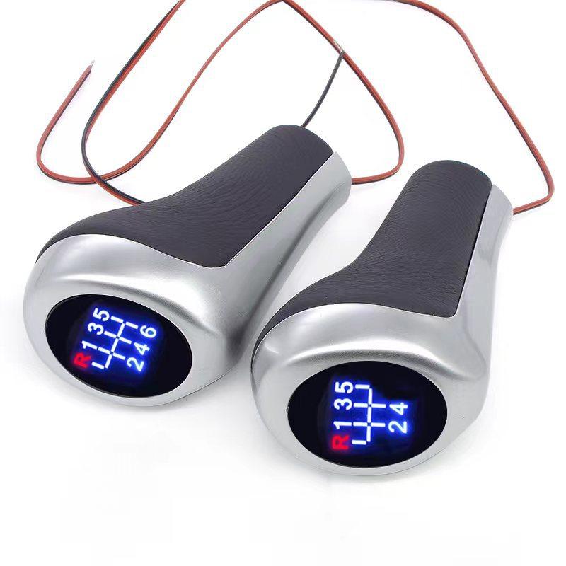 5/6 Speed Gear Shift Knob Manual Transmission Shift Stick Knob with LED Backlit for BMW E46 E90 E91 E92 X1 X3 X5