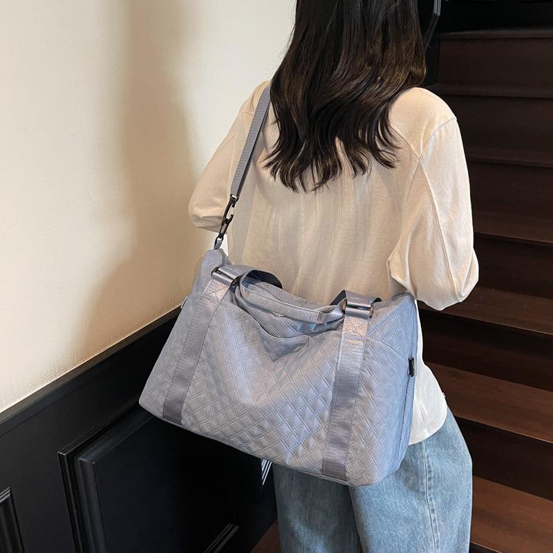 Multi-purpose Travel & Gym Tote: Wet/Dry Separation, Large Capacity, Yoga/Sports/Maternity Carry-on with Single Shoulder Strap