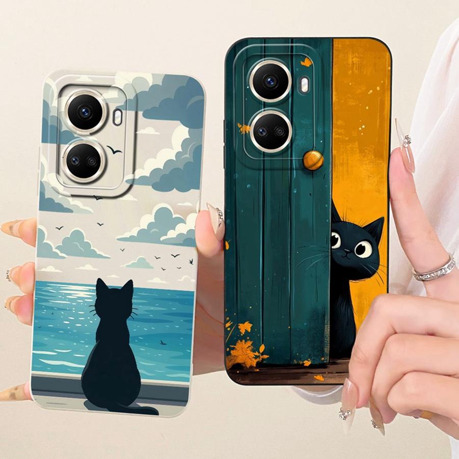For Huawei nova 10 SE Case BNE-LX3 Soft Matte Camera Protective Bow flower Phone Case For Huawei Nova10SE Cover Coque 6.67''