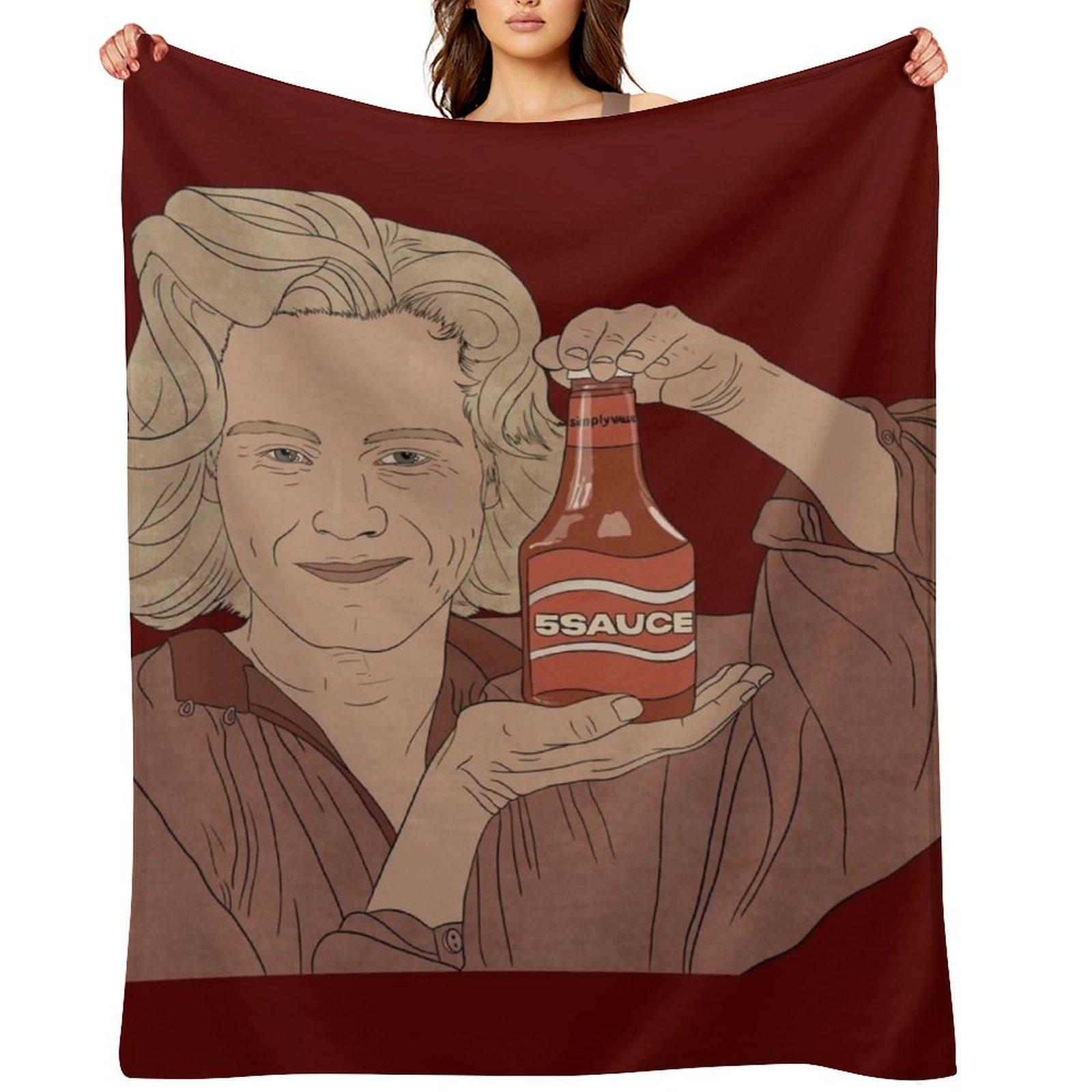 Luke Hemmings 5Sauce Red Throw Blanket Winter beds Beautifuls Thins Vintage Blankets 30x40in