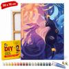 Picture for Painting by Numbers with Frame Pokemon Umbreon and Espeon 50x70