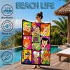 The Croods Players Adventure Beach Towel, Microfiber Beach Towel, Perfect For Pool, Beach, Travel, Home Decor Beach Party Fan gifts