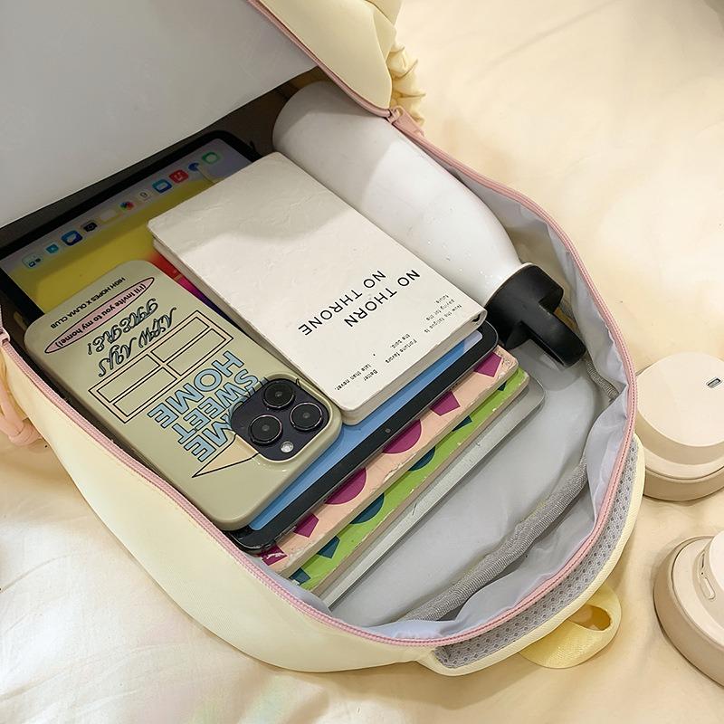 New high-value, fresh and sweet original style cute dog backpack women's lightweight large-capacity backpack