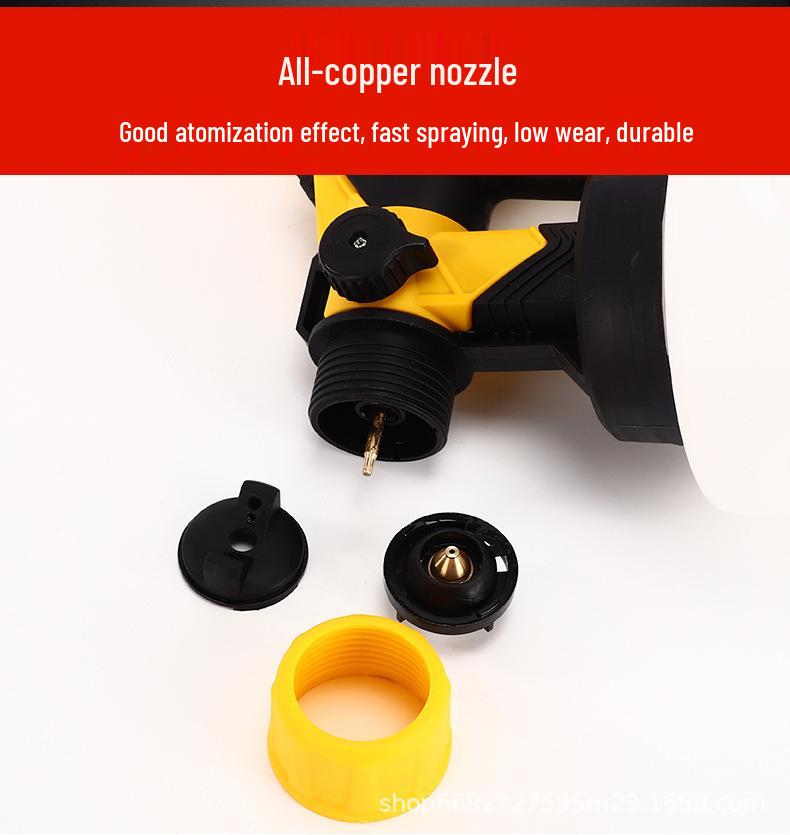 Portable High-Pressure Electric Paint Spray Gun for Latex and Formaldehyde