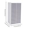 Plastic Desktop Storage Rack Multipurpose Stationery Organizer Compact