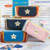 Desktop Storage Korean Star Pencil Bag Multiple Pockets Layers Stationery Storage Bag  Boys Girls