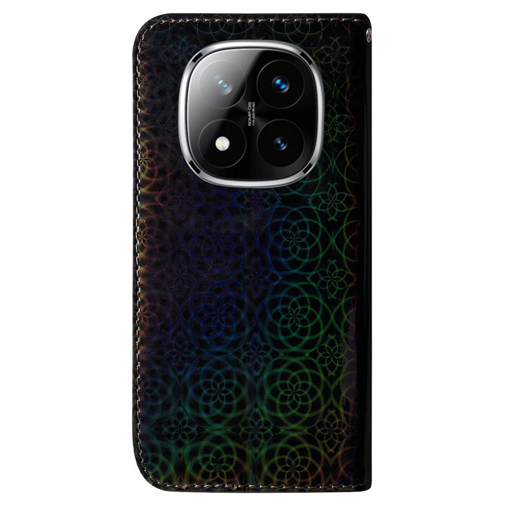 For Xiaomi Redmi Note 14 Pro 5G/Poco X7 5G Stand Case Dazzling Flower Leather Phone Cover