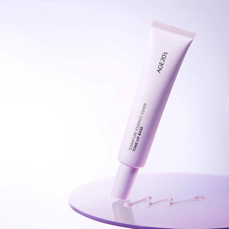 ESSENCE SIGNATURE AGE20'S BASE TONIQUE ROSE, VERT, VIOLET 40 ml, Maquillage, Cosmétiques coréens, Kbeauty, échantillon