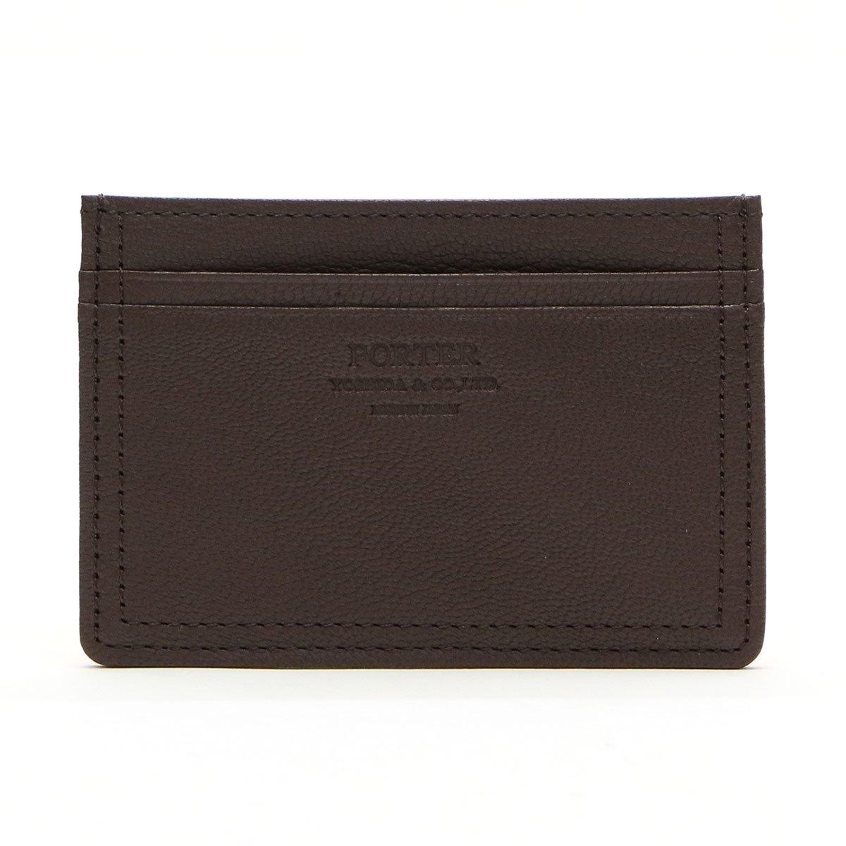 

[Porter] PORTER Double Pass Case Card Case 129-06015 (Brown x Orange)
