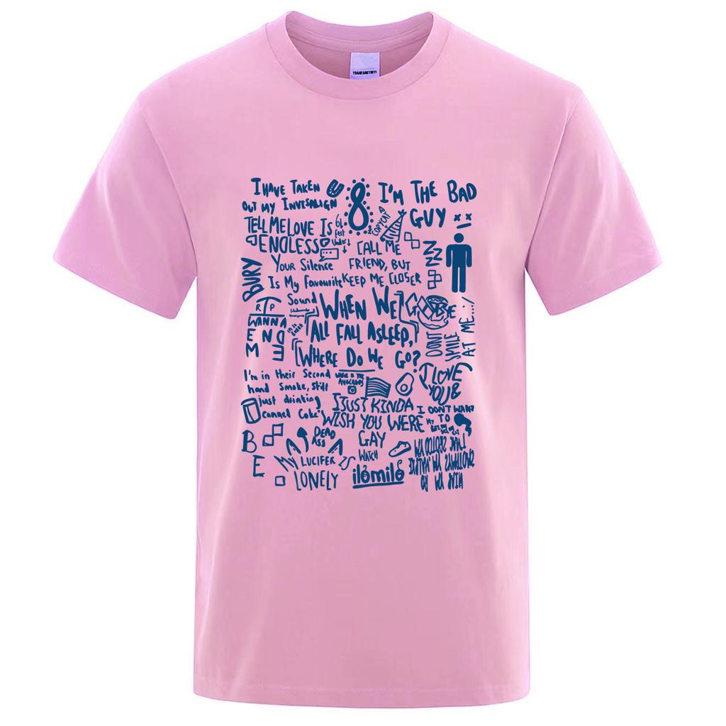 Hit Me Hard and Soft Tour Pop Shirt Billie 100% Baumwoll-T-Shirt Street Herren- und Damen-Partner-T-Shirt Fan Luxus-Geschenk Top