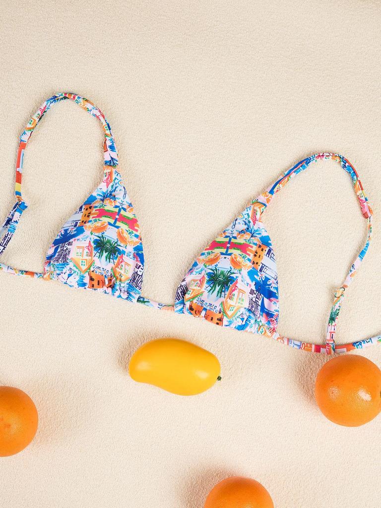 2025 Cross-Border European & American Sexy Print Bikini Swimsuit for Women